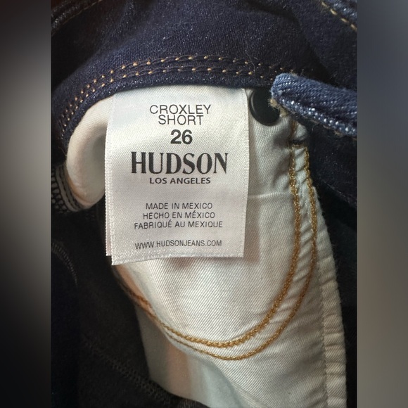 HUDSON JEAN SHORT SIZE 26 - Picture 4 of 4
